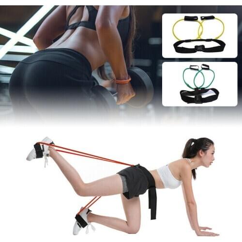Fitness Leg Elastic Band Set Butt Legs Muscle Training Resistance Strength Adjust Waist Belt Yoga Bands Pedal Exerciser Workout
