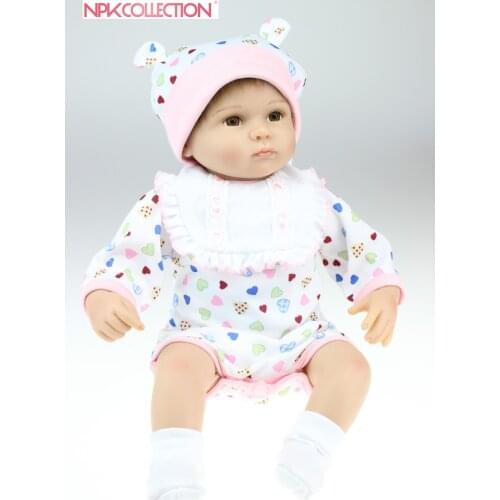 NPK 2015 new hot sale lifelike reborn baby doll wholesale baby dolls fashion doll Birthday Present for girl