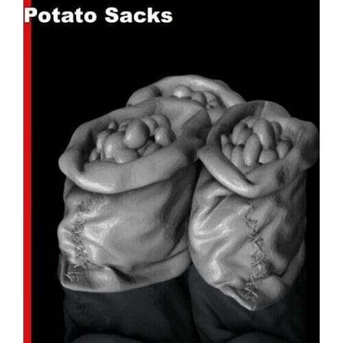 New Unassembled 1/35 Potato Sacks Scene accessories Resin Figure Unpainted Model Kit