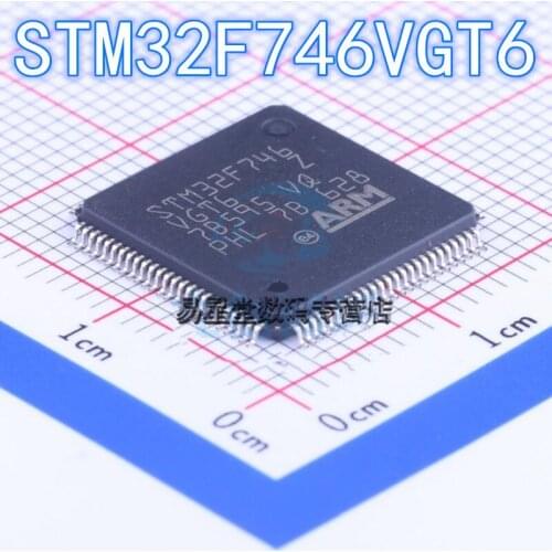 1PCS 100% new original authentic STM32F746VGT6 QFP-100 32F746VGT6 QFP100 32-bit microcontroller chip