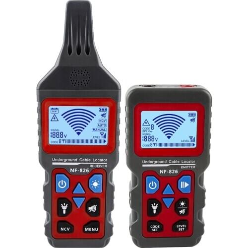 NF-826 Portable Wire Trackers Practical Telephone Lines Locator Underground Wires Detector Professional Cable Finder