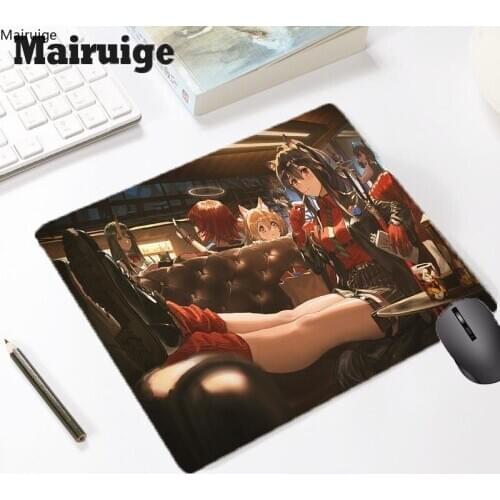 Mairuige Anime Girls Pattern Desk Mat Rubber Waterproof Non-slip Small Size Gaming Mouse Pad Desktop Computer Laptop Accessories