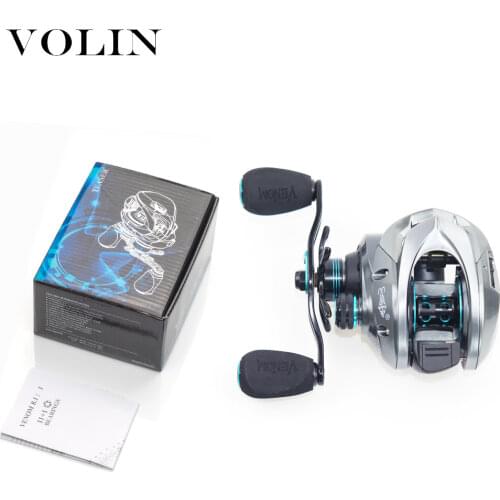 VOLIN Updated Baitcasting Reel Magnetic Brake System 8KG Max Drag 11+1 BB 8.1:1 High Speed Fishing Reel Saltwater & Freshwater