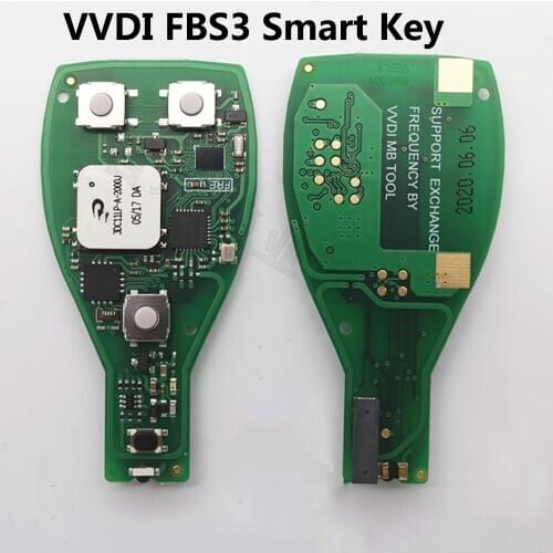 Xhorse VVDI FBS3 BGA KeylessGo Smart Key 315/433MHZ for MB W204 W207 W212 W164 W166 W221 by VVDI MB TOOL MAX Programmer