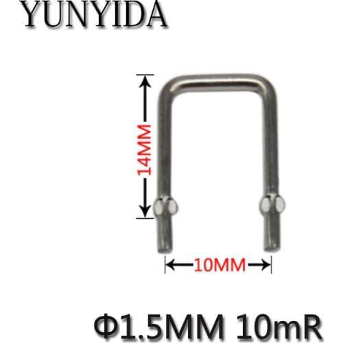 01-06 10pcs Constantan resistance / sampling resistor 0.01R/10mR/10 milliohms / pitch 10mm / 1.5mm diameter
