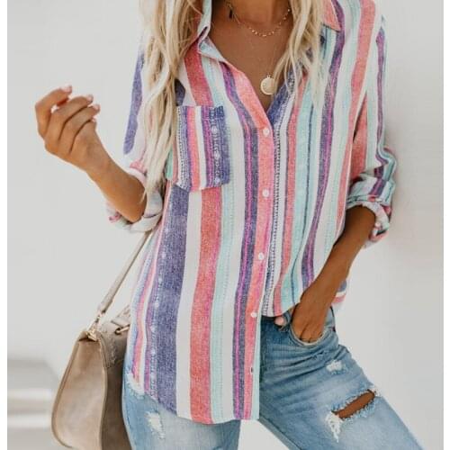 Блузки в полоску Zagros China At AliExpress