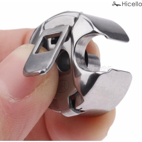 1pc Industrial Sewing Machine Bobbin Case Steel Silver 1/8 for lockstitch Brother/SINGER/PFAFF/JUKI/WINSEW/PROSEW machine