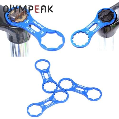 1Pcs MTB Bike Front Fork Cap Wrench Aluminum Bicycle Front Fork Repair Tool For SR Suntour XCR/XCT/XCM/RST Disassembly Tools