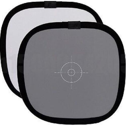 2 in1 12" 18% DSLR Gray White Balance Card Folding reflector Face Focus assist Camera carrying bag For 5D 5D2 5D3 60D D3200 D40