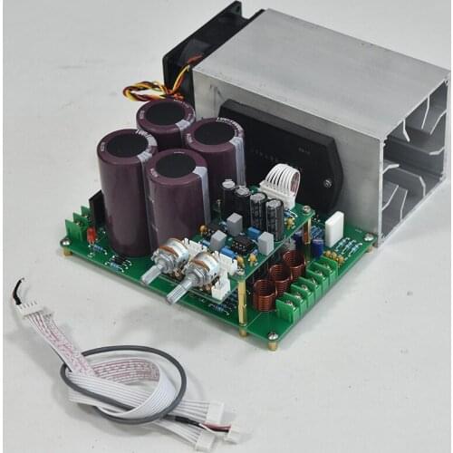 2.1 Channel STK496-620 / STK410-020 Thick Film 3*100W Fever Amplifier Finished Board With Radiator