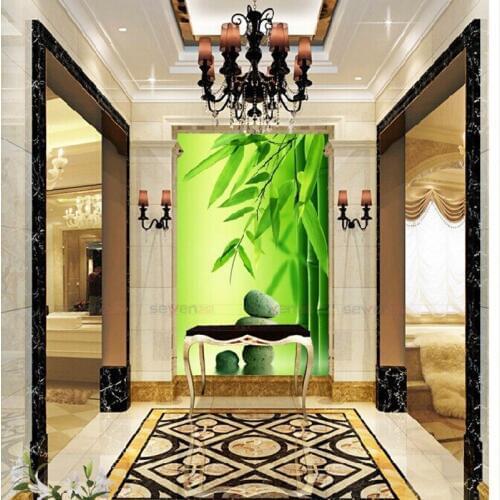 3D photo wallpaper large 3d mural HD living room bedroom TV backdrop wallpaper bamboo wallpaper mural