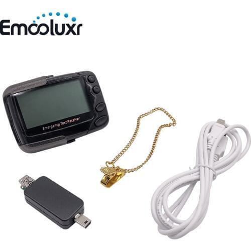 Alpha Numberic Pager Wireless Beeper Paging Calling System with Program ID Cable Editter and Software