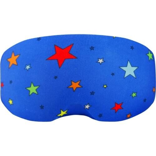 Color stars ski glasses case