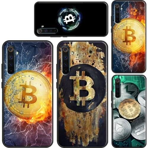 Bitcoin BTC For OnePlus 9 9Pro 7 8 8Pro 8T 9R Case For Realme 8 7 6 Pro Q3 C3 C11 C15 C21 GT Neo Cover