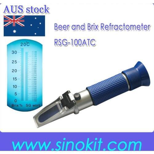 Shipping from Australian Store Beer/Brix Hand-held Refractometer RSG-100ATC