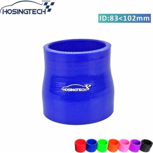 HOSINGTECH- 4" to 2.5" 102mm to 63mm silicone straight reducer for truck parts