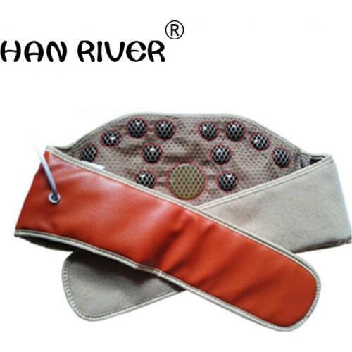 The infrared hot compress massage belt vibration massager waist jade thermal heating belt magnetic therapy pharmacy bag