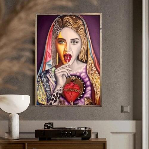 Famous Character Canvas Painting Singer Star Posters and Prints Modern Wall Art Picture for Living Room Home Decoration Unframed