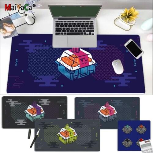 Kulermats Input Universe Sushi Suitchi Cute Rubber Computer Gaming mousepad Size for CSGO Game Player Desktop PC Computer Laptop