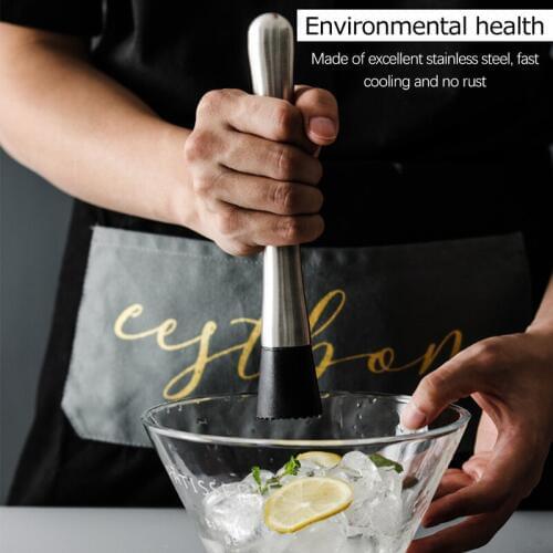 Stainless Steel Crusher Lemon Cocktail Blender Whiskey Bartending Tool Bar Tool