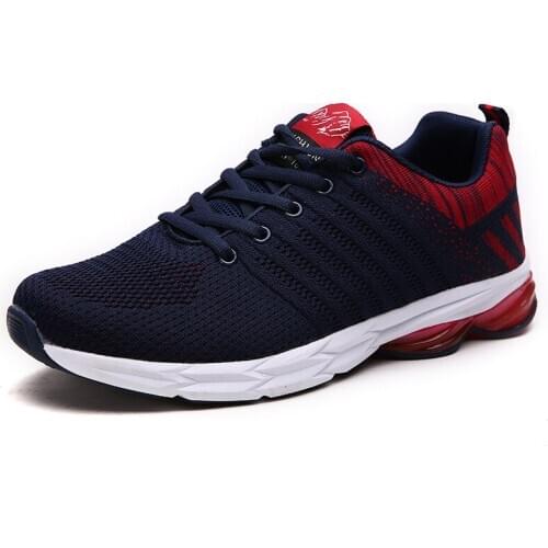 New Running Shoes Men Diamond Cut Cushioning Outsole Jogging Fitness Knit Upper Sneakers Outdoor Sports Zapatills Multicolor
