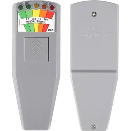 2021 New Style K2 Electromagnetic Field EMF Gauss Meter Radiation Detector Portable EMF Magnetic Field Monitor 5 LED Gauss Meter