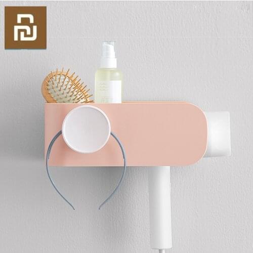 Original Xiaomi MIJOY Hair Dryer Rack Wall Mount Hair Dryer Holder Hair Dryer Rack Comb Shaver Hold Shelf Wall-mounted