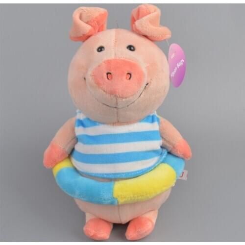 30cm Swimming Pig Stuffed Plush Toy Cute Baby/ Kids Gift, Plush Doll Free Shipping