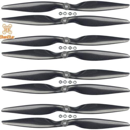 1pack of 4Pairs 13x4.0 1340 Propellers CW CCW / Props Carbon Fiber Propeller for RC DIY FPV Quadcopter Hexacopter Drone