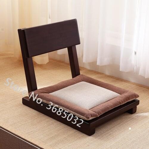 Folding Tatami Ergonomic Chair for kids adult Comfort Legless Floor Zaisu Chair Compact Seat Living Room Furniture Relax