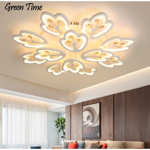 Home Decorate Modern Led Chandelier For Living room Bedroom Dining room Lustre Luminaires 110V 220V Dimmable Ceiling Chandeliers