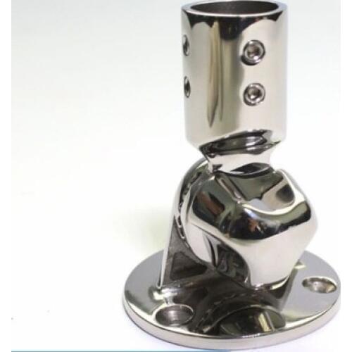 Marine Boat Radio VHF Antenna Adjustable Mount Base 316 Stainless Steel