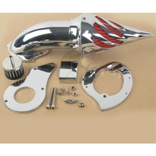 Chrome Air Cleaner Intake Filter Kit For Honda Shadow VLX600 VLX 600 1999-2012 Motorcycle