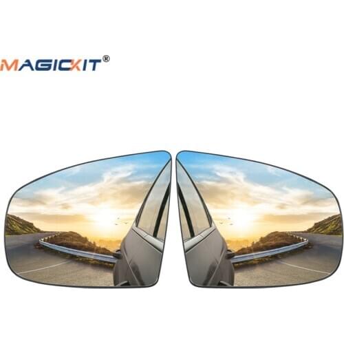 MagicKit Left Right Side Wing Mirror Convex Glass Heated Asferical For BMW X5 E70 X6 E71 E72 07-13