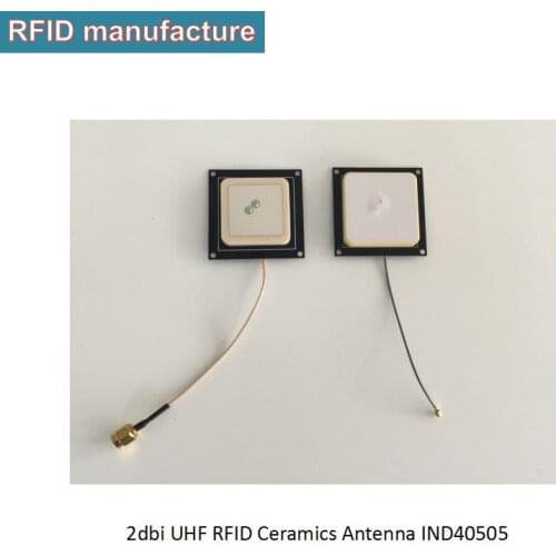 2dbi ISO18000 860mhz 960mhz uhf rfid ceramics antenna for TCP IP long distance rfid reader inventory management