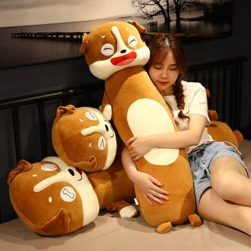 70cm Kawaii Cartoon Husky Shiba Inu Pillow Doll Plush Toy Soft Stuffed Animals Room Sofa Decor for Kid Baby Children Friend Gift