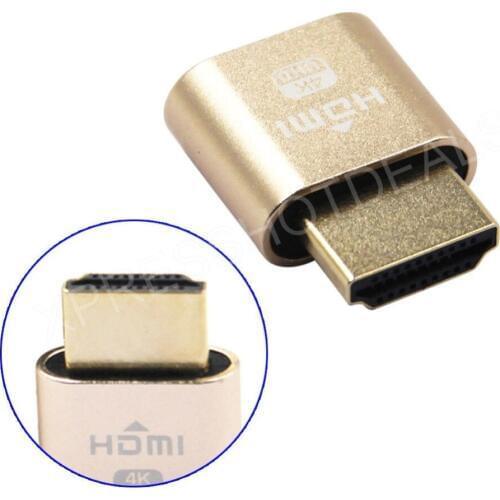 VGA Virtual Display Adapter HDMI EDID Dummy Plug Ghost Emulator