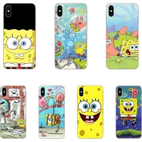 Bob Squarepants Design Cell Phone Case For Huawei Honor Mate 20 p40 lite pro 10i 20i 8S lite Y9 Y7 Y5 Prime 2019 2018