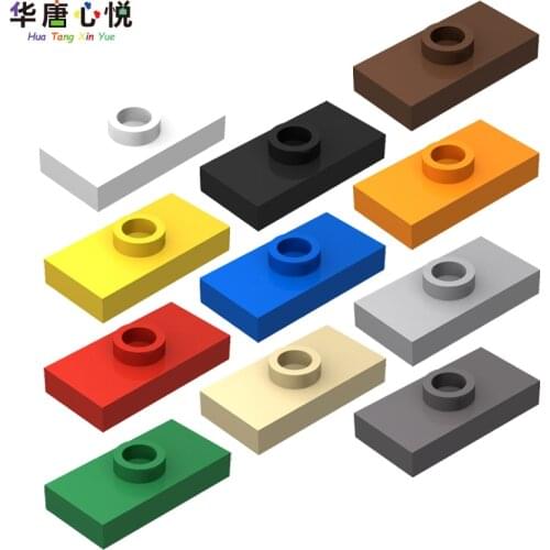 20PCS/Set 44728 MOC 1x2 Bracket Wall Plate Bricks Assembles Accessories Parts Building Blocks Toys for Children Kids Gifts
