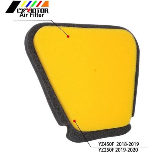 Motorcycle Dual Foam Layer Sponge Air Cleaner Filter For YamahaYZ450F YZ250F YZ 450F 250F 450 250 F 2018 2019 2020