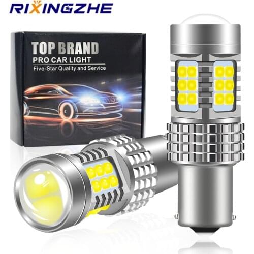 2PCS Canbus P21W Led 1156 BA15S LED BAU15S PY21W Bulb 50W No Hyper Flash Error Car Turn Signal Light Daytime Running Lamp 12V