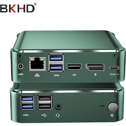 Mini PC Intel Core i7 10510U 2*DDR4 M.2 SSD NVMe Windows 10 Linux Dual-Band WiFi HDMI-Compatible DP 4K 60Hz USB-C 1*Ethernet