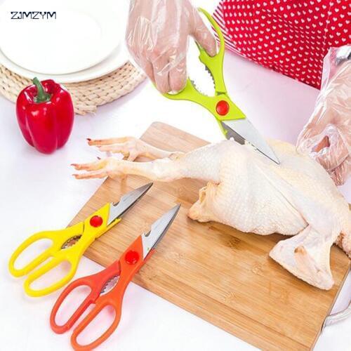 Stainless Steel Multifunction Kitchen Scissors Professional Poultry Shears Chicken Bone Scissors for Cooking Tool