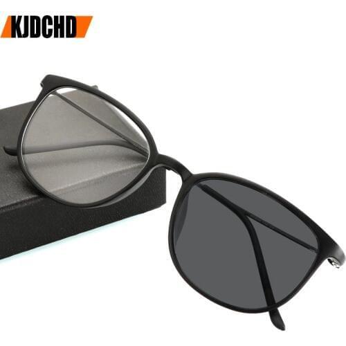 -1.0to-4.0 Sun Photochromic Finished Myopia eyewear With Degree Optical Eye Glasses Frames For Women Men Eyeglasses Degree oculo