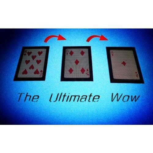 Wholesale 12 pcs/lot The Ultimate Wow 3.0 Gimmick - Card Magic Tricks,Close up Magic,Illusion,Fun,Stage Magic,Mentalism,Props