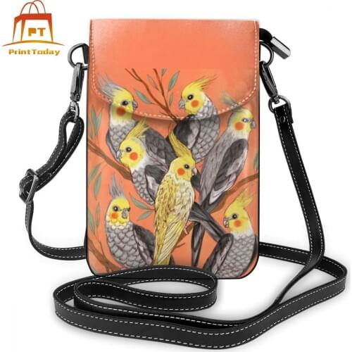 Orange Shoulder Bag Orange Leather Bag Multifunctional Student Women Bags High quality Pattern Crossbody Purse
