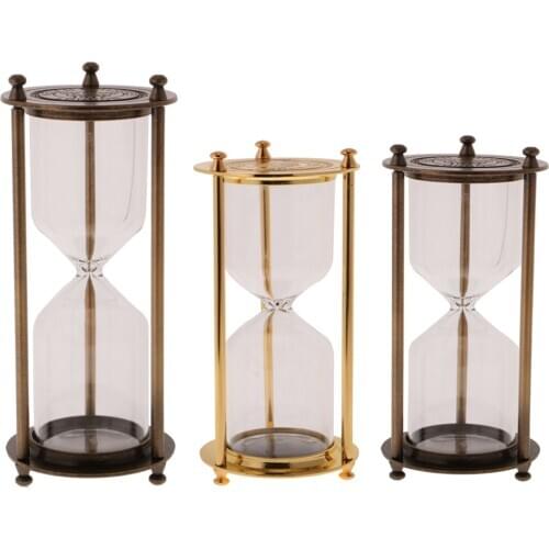 Retro EMPTY SAND TIMER Hourglass Travel Souvenir Gift - 3 Designs To Choose From