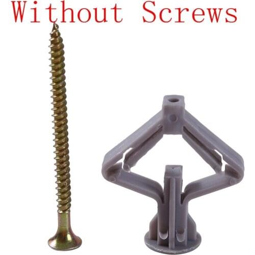 Plastic Toggle Anchor With Screw Curtain Gypsum Board Hollow Wall Pipe Plug Aircraft Expansion Anchor Bolt Accessories