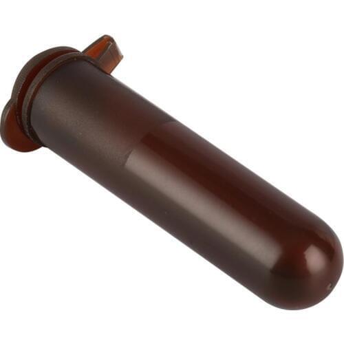 10 Pcs Plastic 5ml Brown Centrifuge Test Tube with scale Snap Cap Round Bottom Sample Vial Container Laboratory Analysis Tube