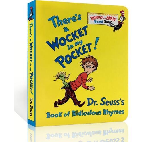 School English Educational Toys for Children Montessori Theres A Wocket In My Pocket Dr. Seusss Book of Ridiculous Rhymes